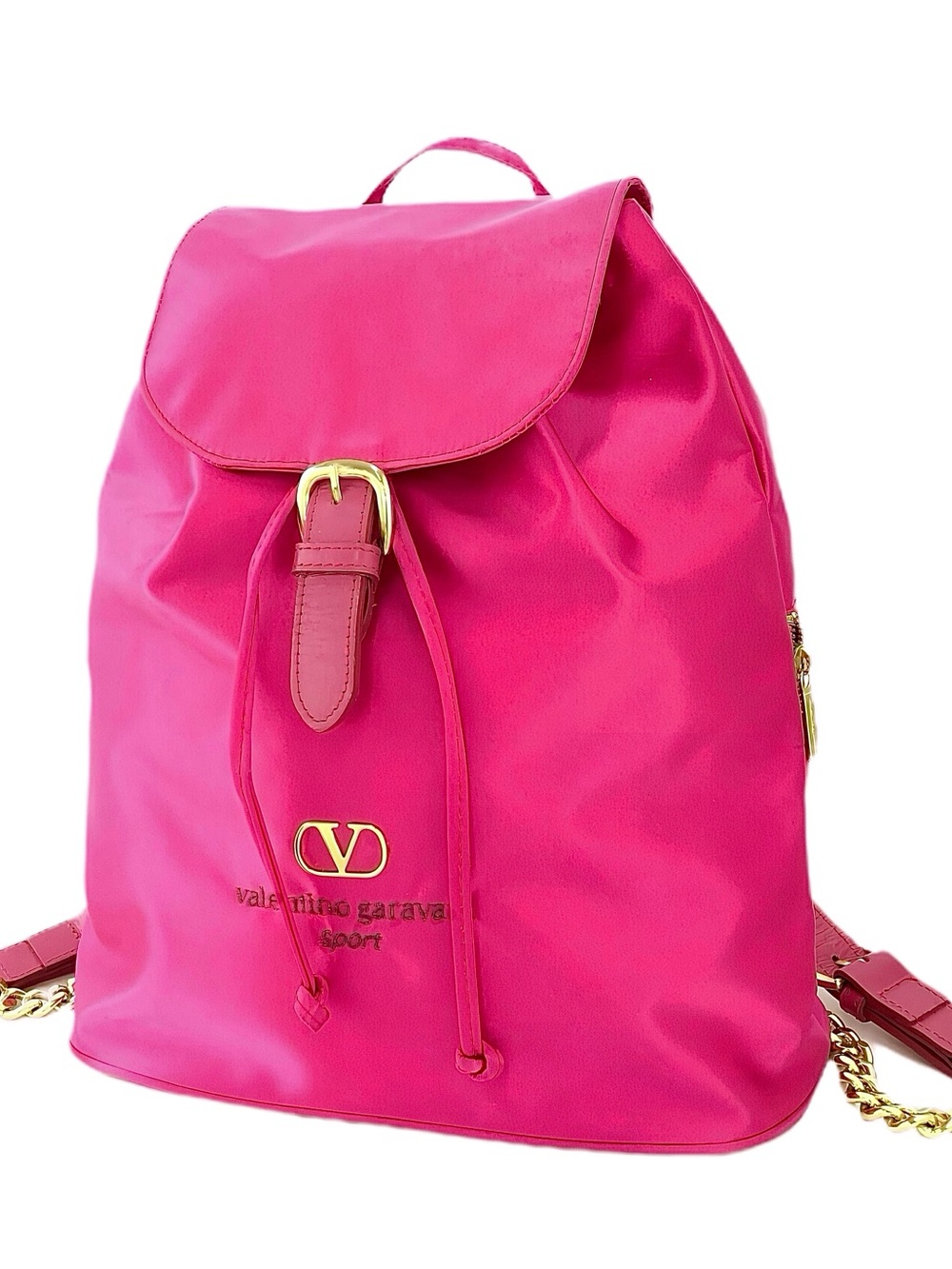 VALENTINO GARVANI SPORT PINK NYLON BACKPACK